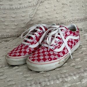 Vans custom old skools women’s 7.5 wide.
